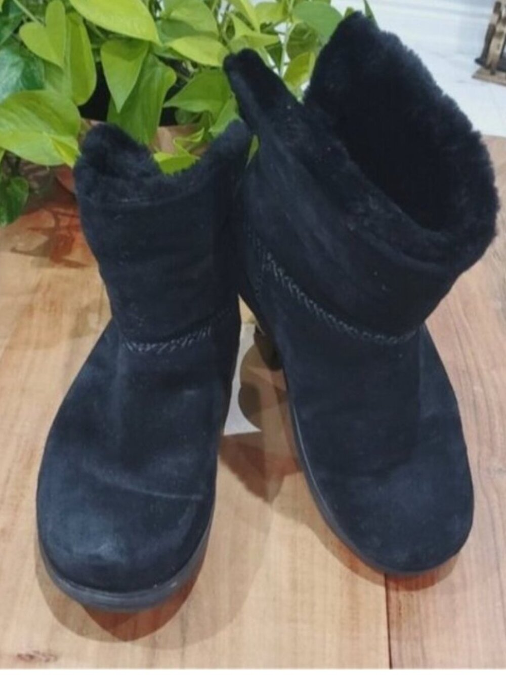 Rare Mukluk FIT FLOP Premium Leather Suede Superloafer winter Ankle Boots